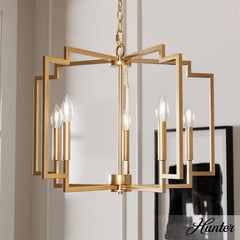 5 Light Medium 24 Inch Chandelier