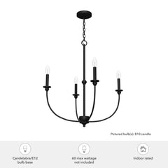 Southcrest 4 Light Chandelier 26 inch