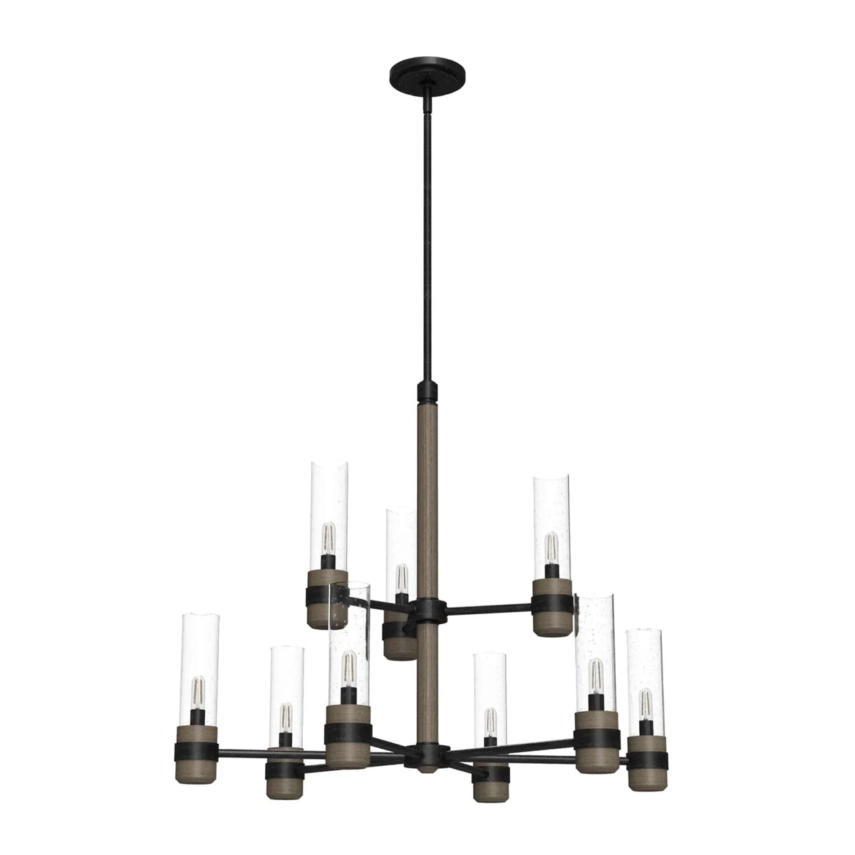 River Mill 9 Light 2-tier Chandelier
