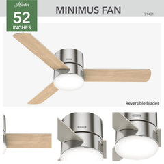 Minimus with LED Light 52 inch
