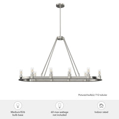 Saddlewood 10 Light Linear Chandelier