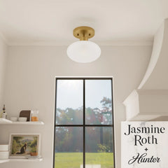 Getty Jasmine Roth 1 Light Small 8 Inch Flush Mount