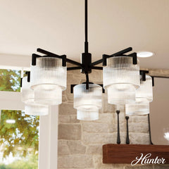 Ontario Jasmine Roth 5 Light Medium 27 Inch Chandelier