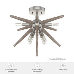 Semi-Flush Mount Jupiter Star