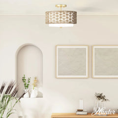 Laila 2 Light Large 14 Inch Semi Flush