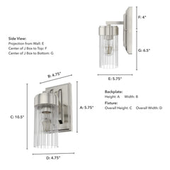 Gatz Wall Sconce 1 Light
