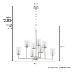 Kerrison Chandelier 8 Light