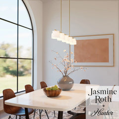 Harlowe Jasmine Roth 5 Light Large 51 Inch Linear