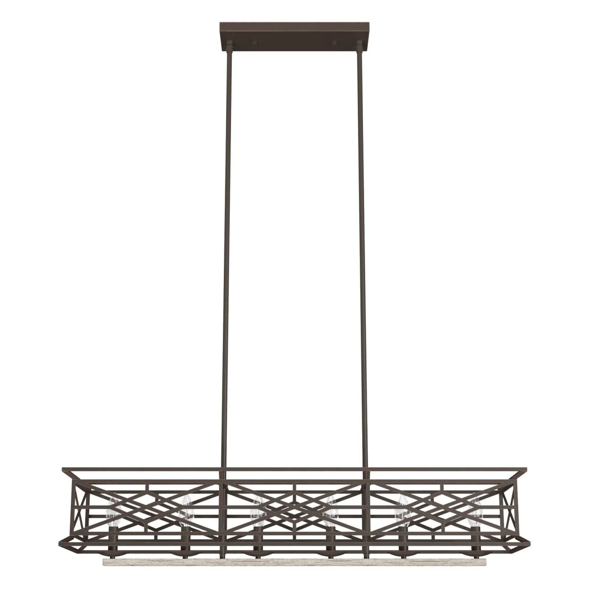 Langwood 6 Light Linear Chandelier