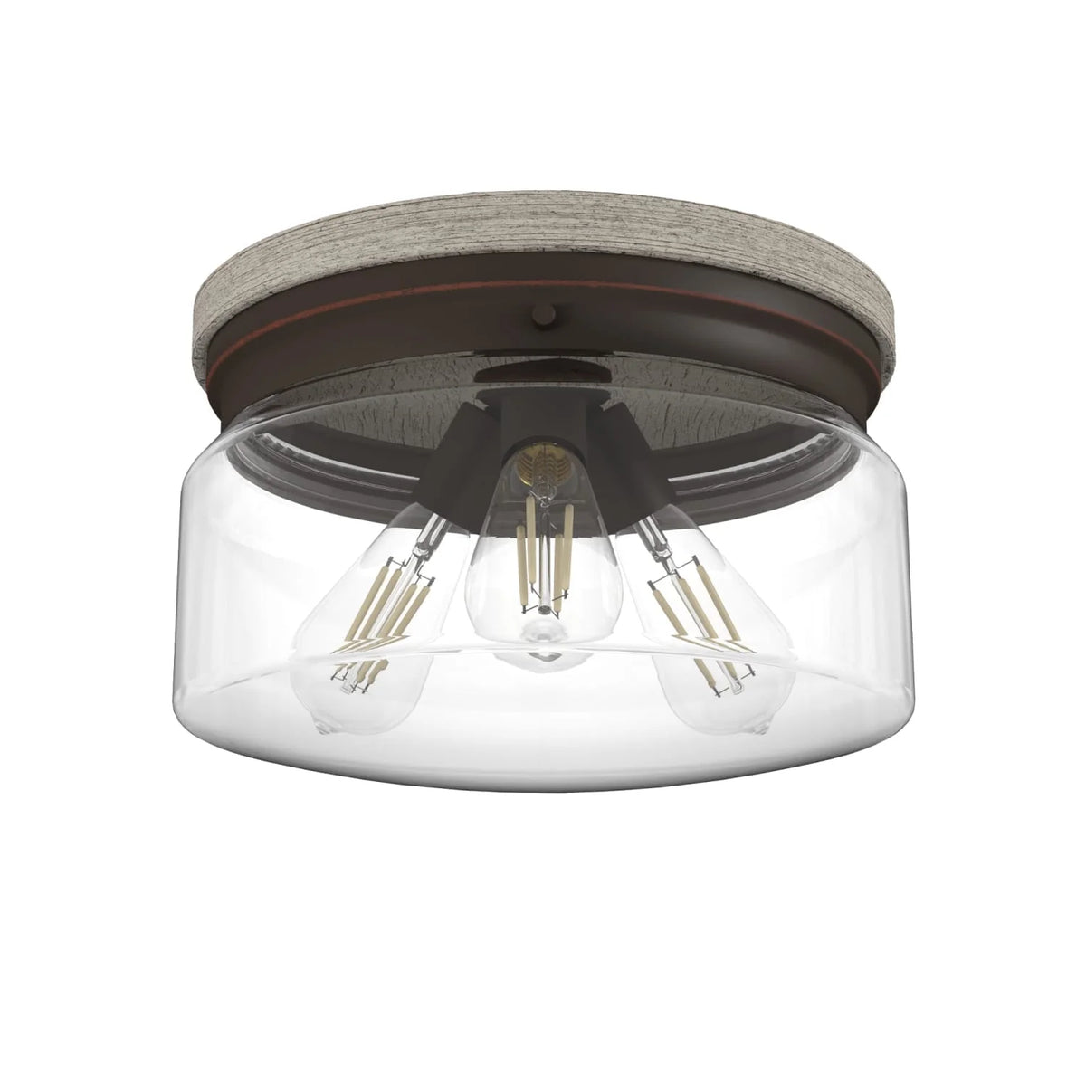 Devon Park 3 Light Flush Mount
