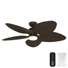 Coveview Outdoor with LED Light 52 inch with wall control and remote