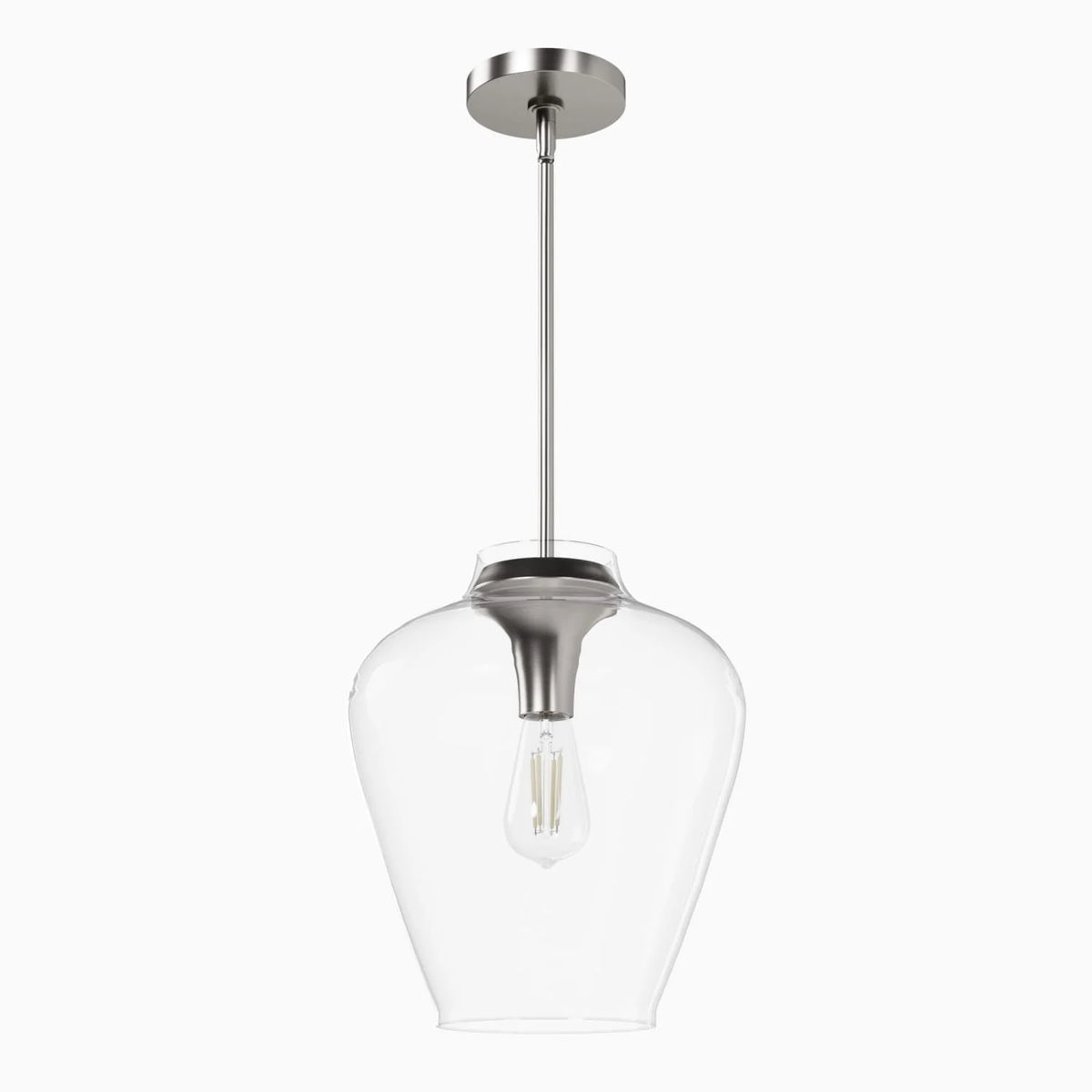 1 Light Medium 12 Inch Pendant