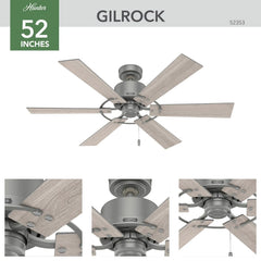 Gilrock No Light 52 inch