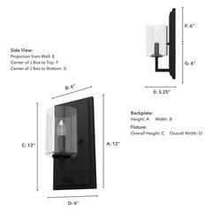 Kerrison 1 Light Wall Sconce