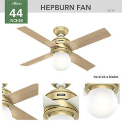 Hepburn with LED Light 44 inch