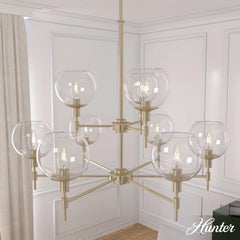 Xidane 9 Light 2 Tier Chandelier