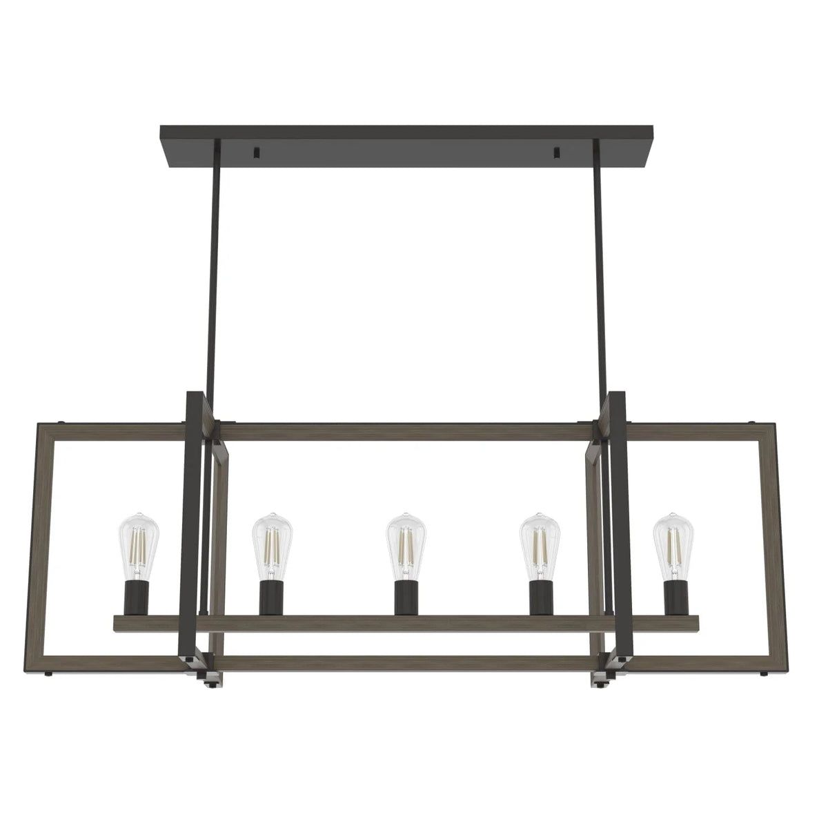 Woodburn 5 Light Linear Chandelier
