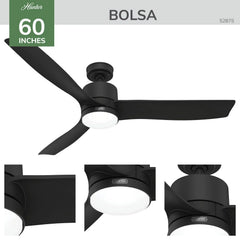 Bolsa 60 inch with LED Light and Remote