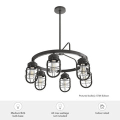 Starklake 6 Light Chandelier