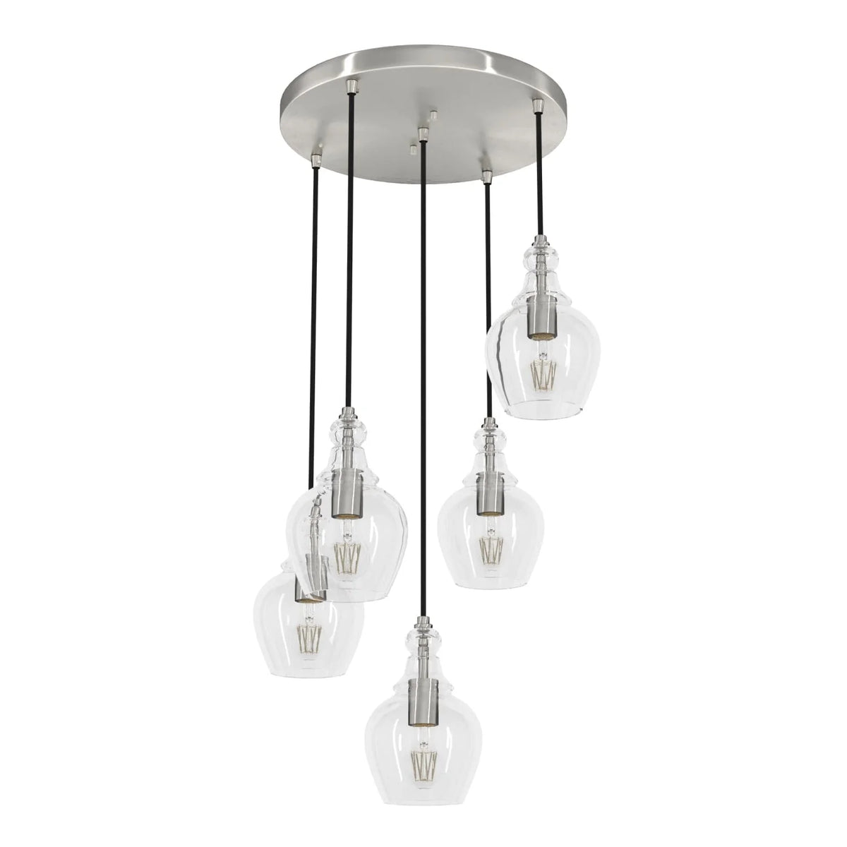 Maple Park 5 Light Round Cluster