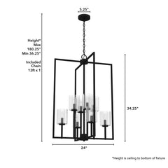 Kerrison 8 Light Large Foyer Pendant