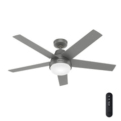 Aerodyne Indoor Smart Fan with LED Light 52 inch with Remote