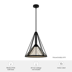 Rafner Large Pendant