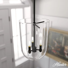 Sacha 3 Light Cloche Pendant