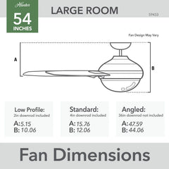 Levitt with LED Light 54 inch