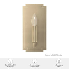 Zoanne 1 Light Wall Sconce