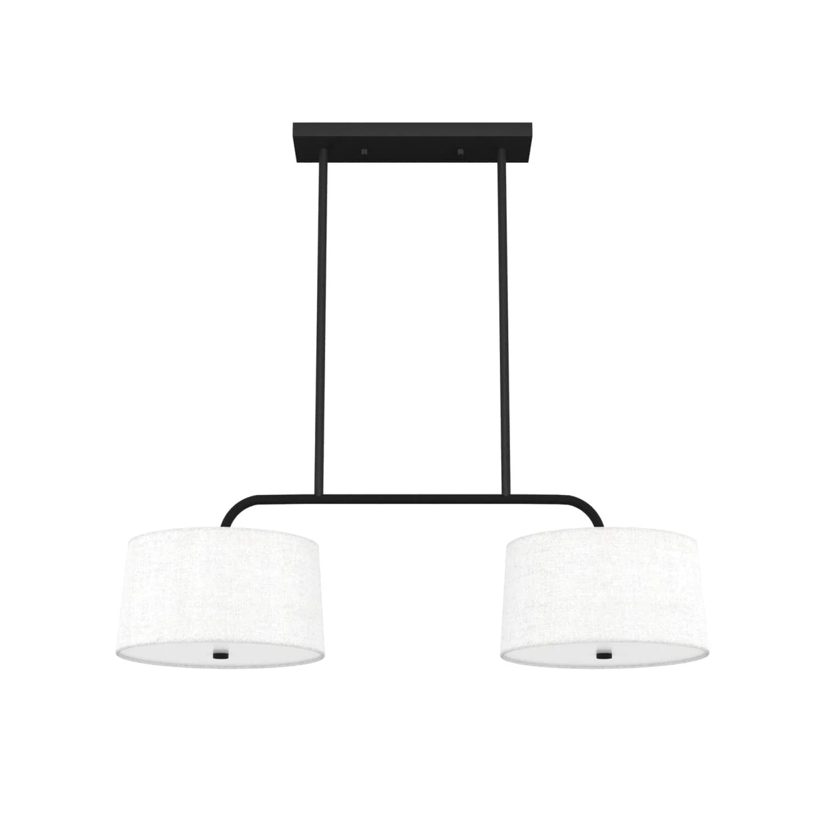 Cottage Hill 4 light 2 Shade Linear Chandelier