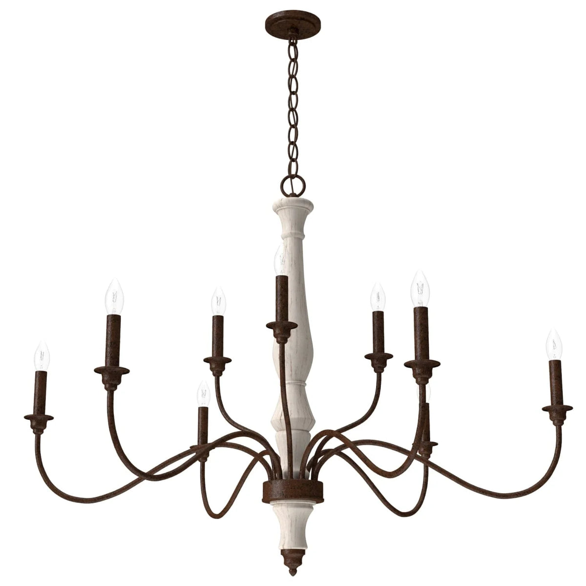 Teren 9 Light 2-Tier Chandelier