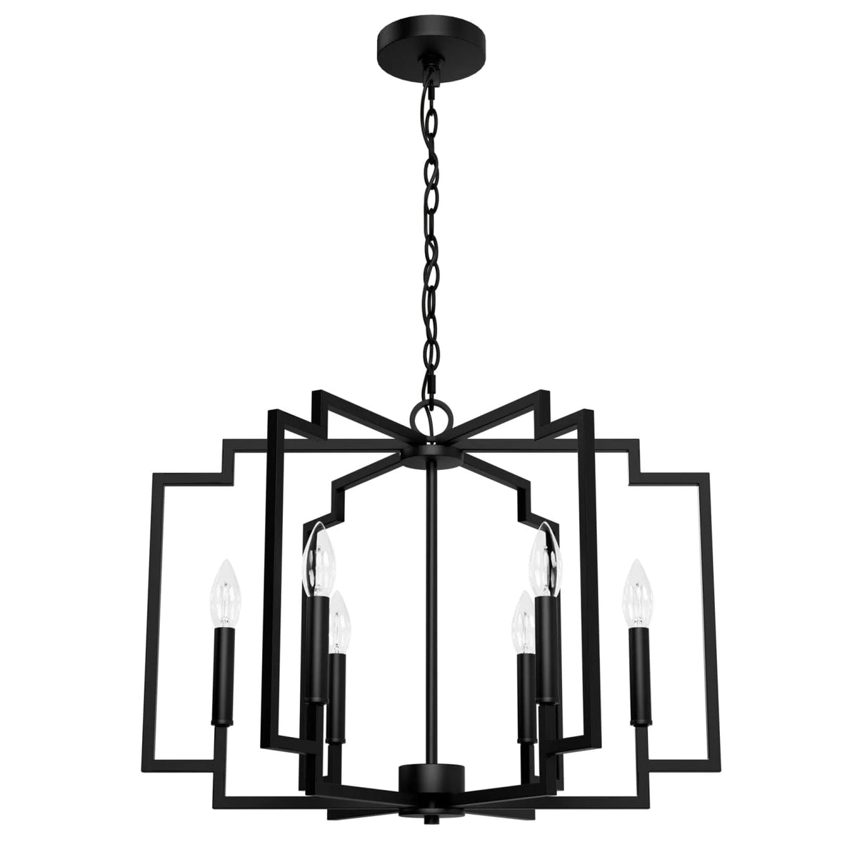 Zoanne 6 Light Chandelier 24 Inch