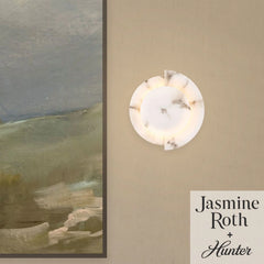 Opaline Crest Jasmine Roth LED 8 Inch Sconce