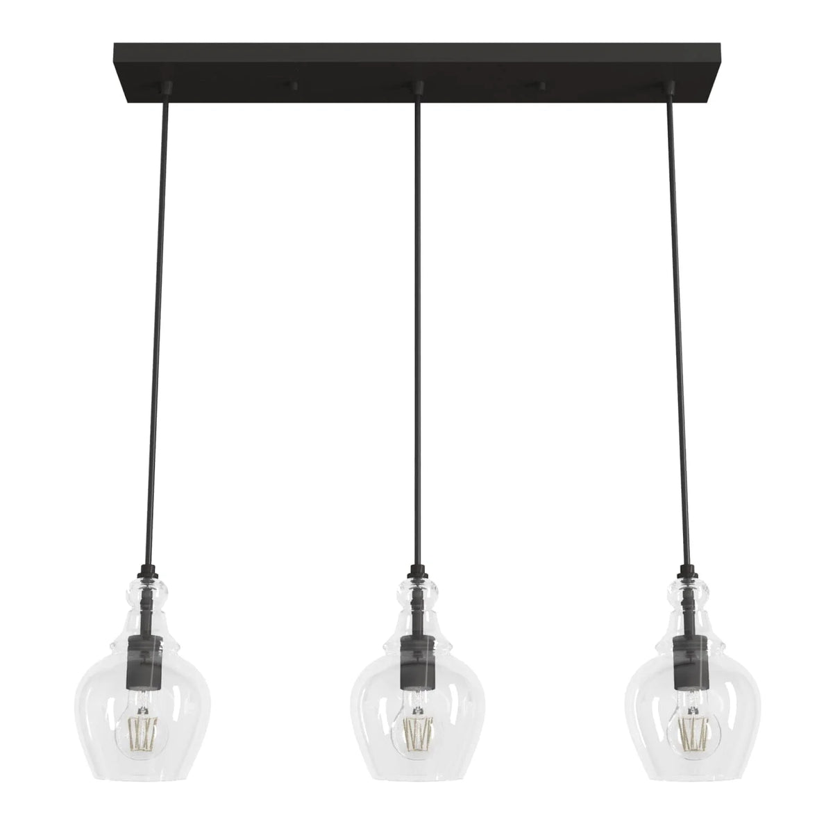 Maple Park 3 Light Linear Cluster