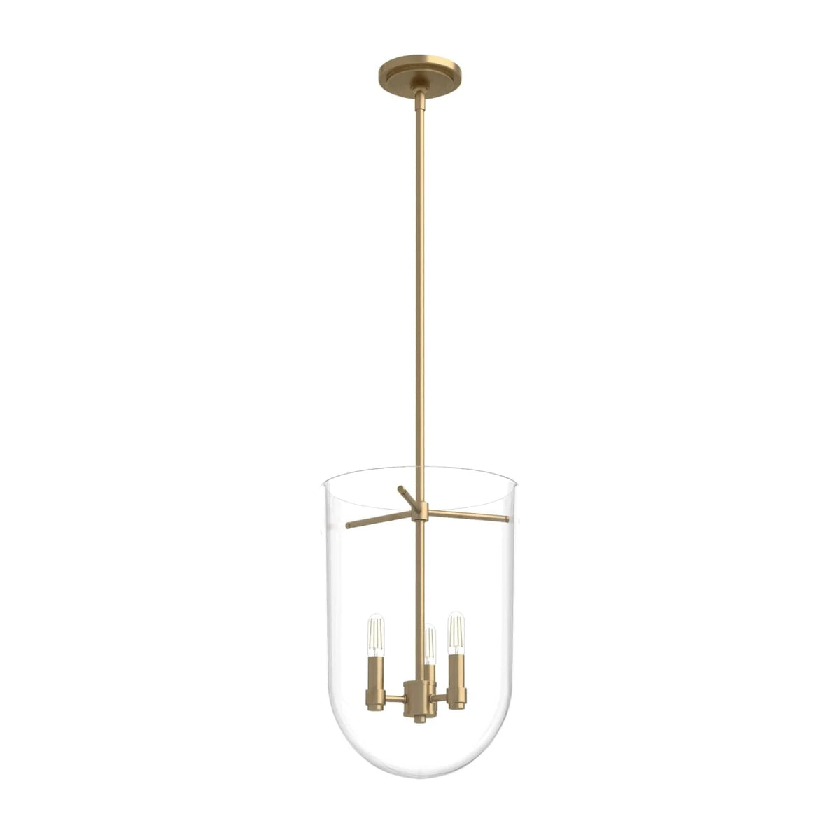 Sacha 3 Light Cloche Pendant