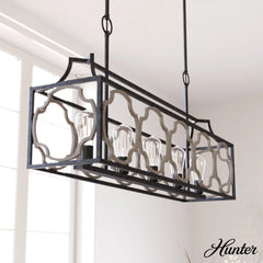 Stone Creek 5 Light Linear Chandelier