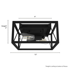 Doherty 2 Light Flush Mount
