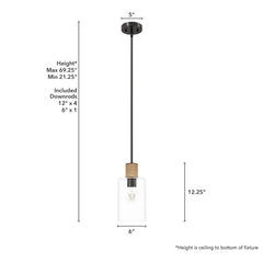 Vanning 1 Light Mini Pendant