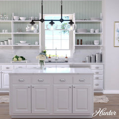 Saddle Creek Clear Seeded Glass 3 Light Linear Chandelier