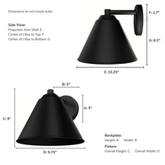 Aeronaut Outdoor WeatherMax 1 Light 10 Inch Small Wall Light
