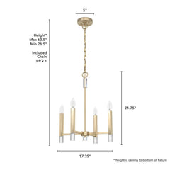 Sunjai 4 Light Pendant
