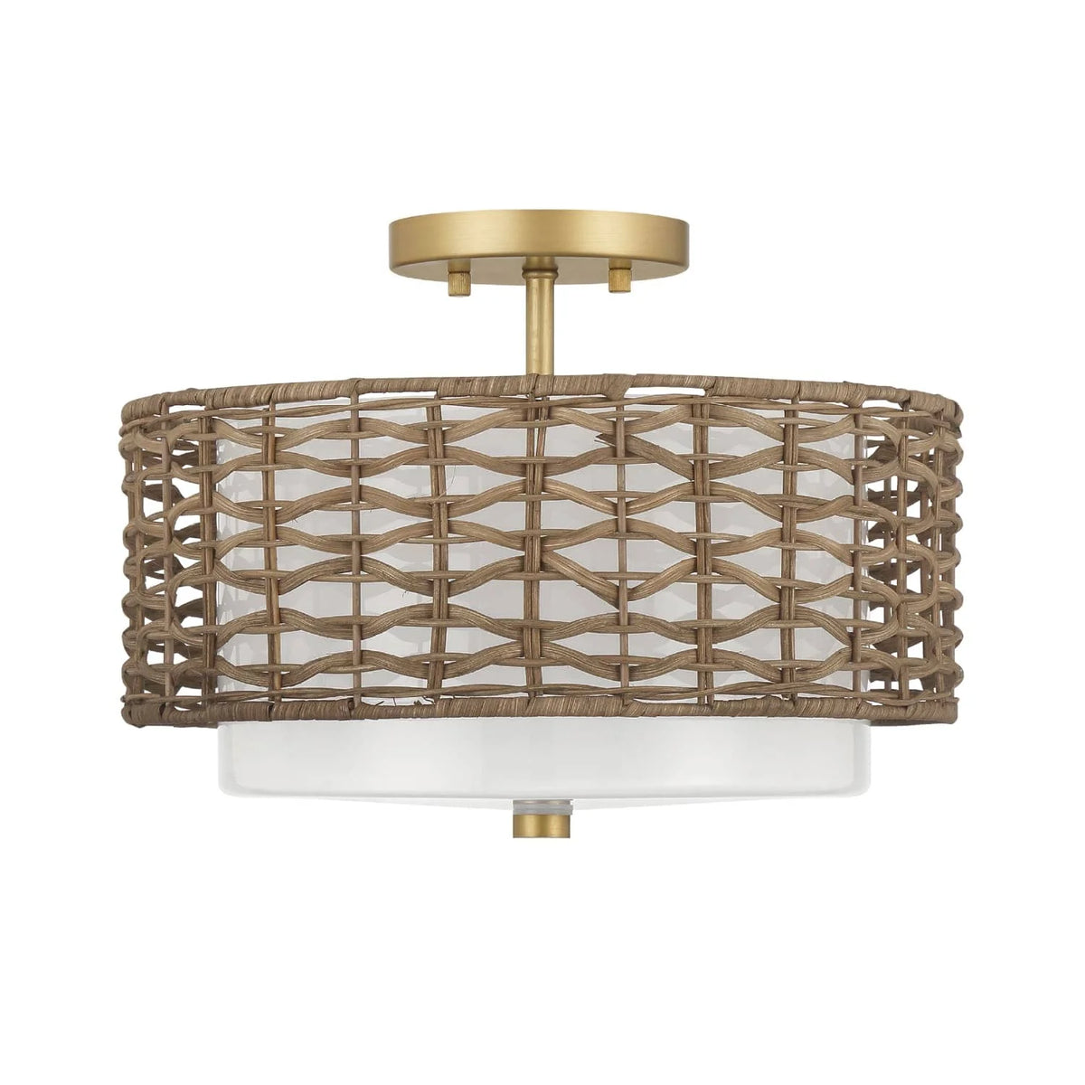 Laila 2 Light Large 14 Inch Semi Flush