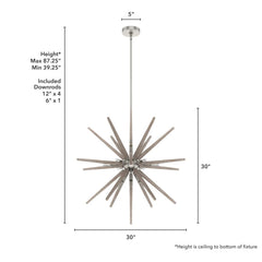 30 inch Jupiter Star Pendant