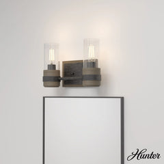 River Mill 2 Light Vanity