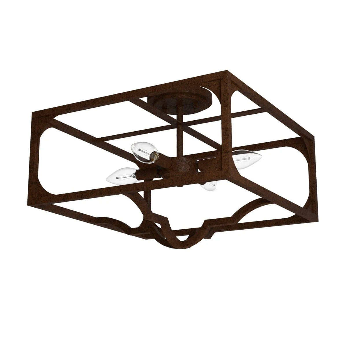 Highland Hill 4 Light Semi-Flush Mount