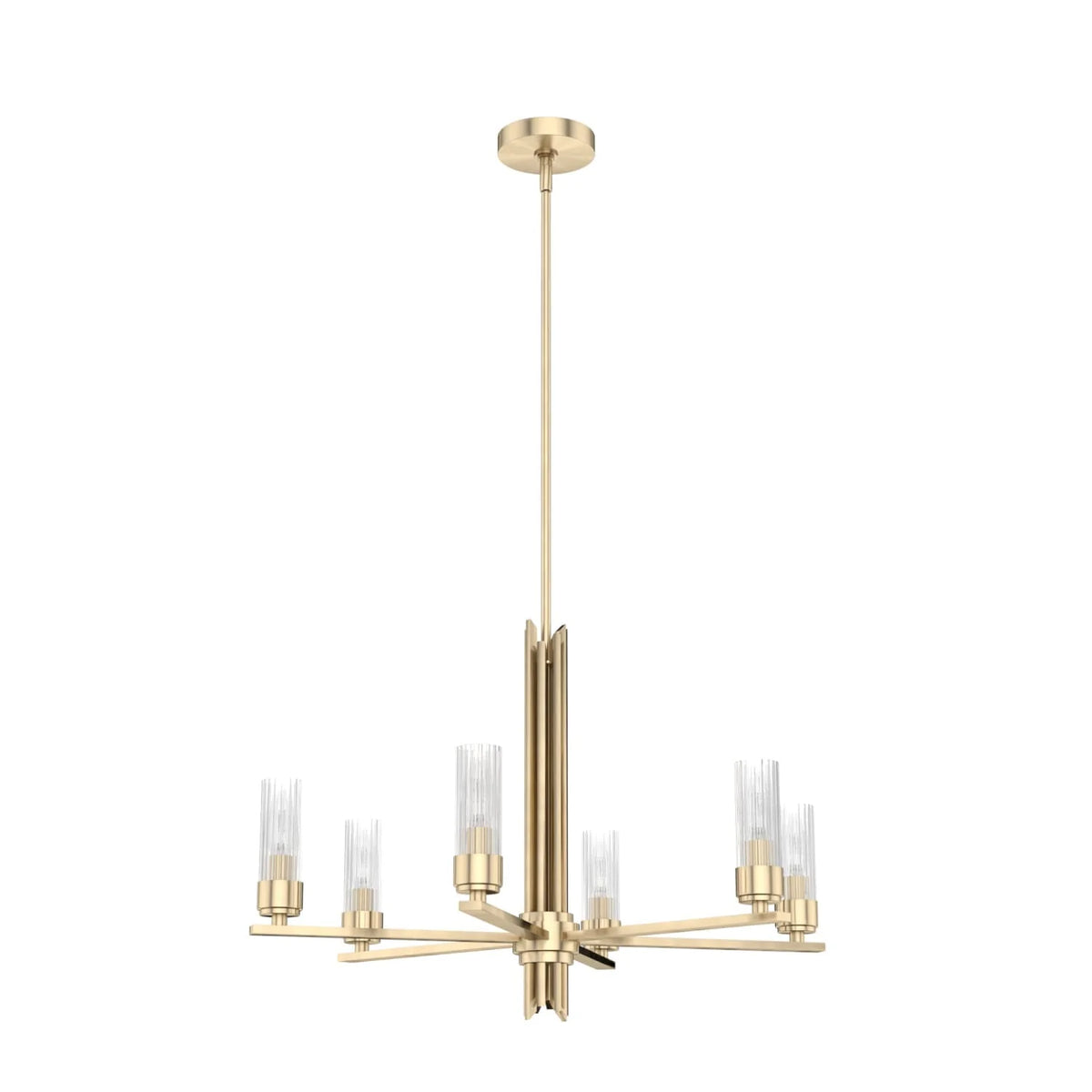 Gatz 6 Light Chandelier Alturas Gold