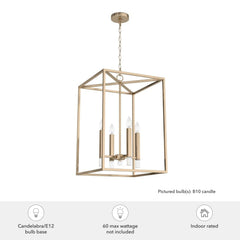 Sunjai 4 Light Pendant 17 inch