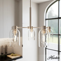 5 Light Medium 26 Inch Chandelier