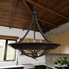 Perch Point 4 Light Pendant 24 Inch